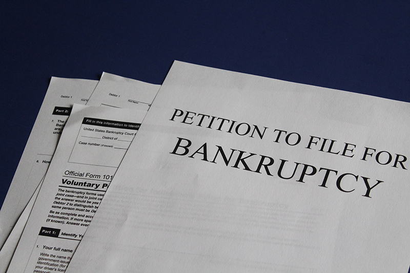 Petition for bankruptcy