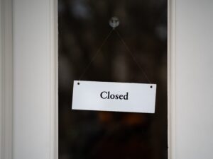 Closure of a business in liquidation